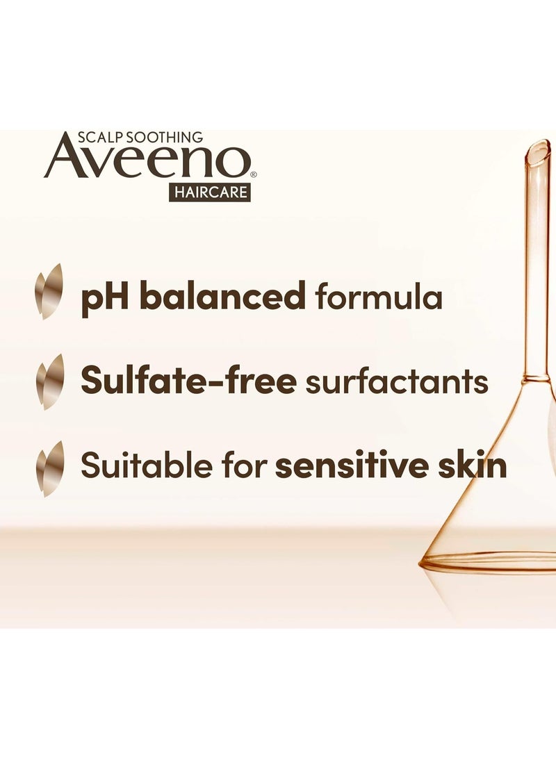 Aveeno Scalp Soothing Haircare Clarify & Shine Shampoo, Apple Cider Vinegar Blend, for All Hair Types, Soothes Dry, Itchy & Flaky Scalp, Clinically Proven, Sulfate Free, 300ml - Image 5
